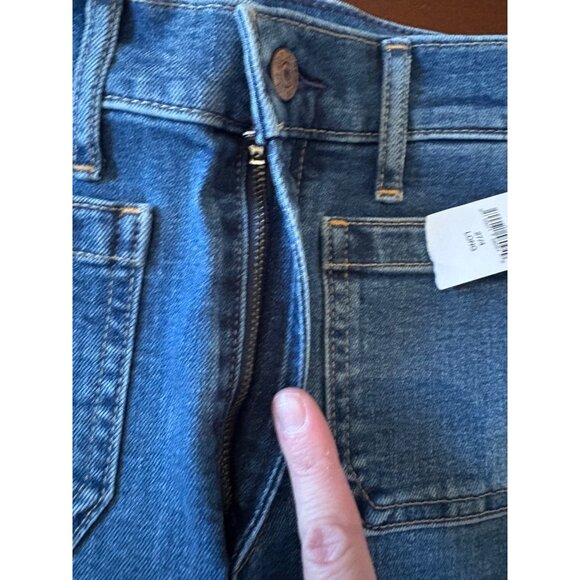 GAP 70s Flare High Rise Jeans Medium Wash Size 27 or US 4 Long TALL - Picture 7 of 14